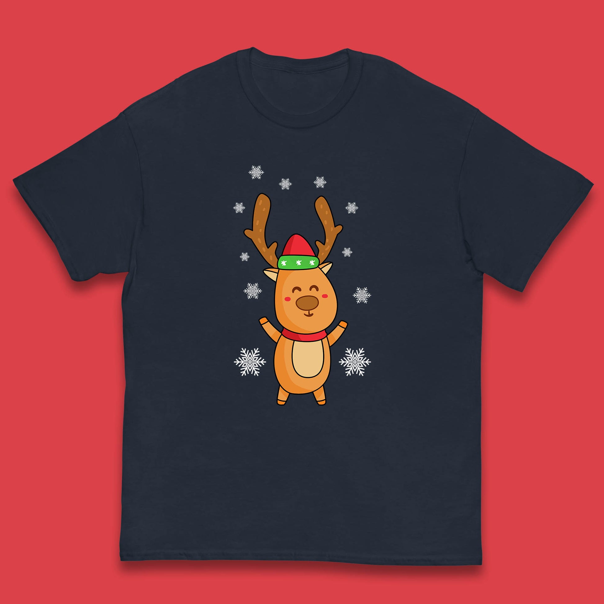 christmas reindeer t shirt