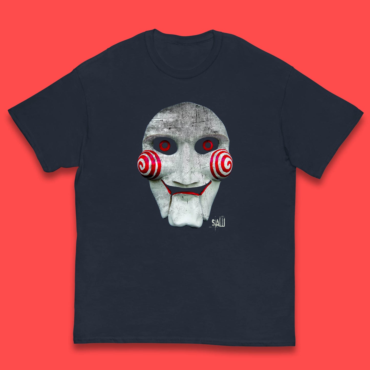 Vintage Saw Jigsaw Halloween Horror Movie Character Halloween Killer Kids T Shirt