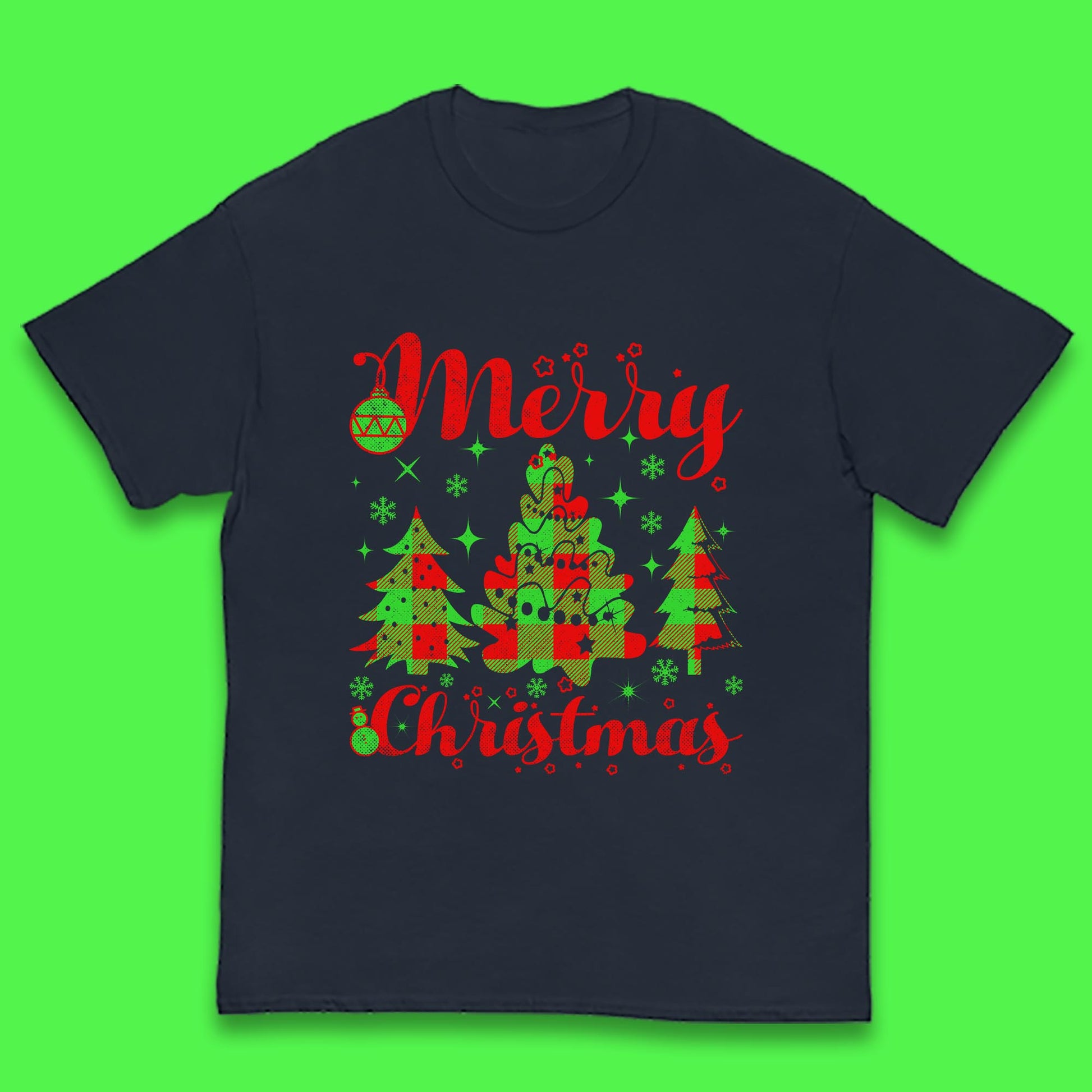 merry christmas trees t shirt