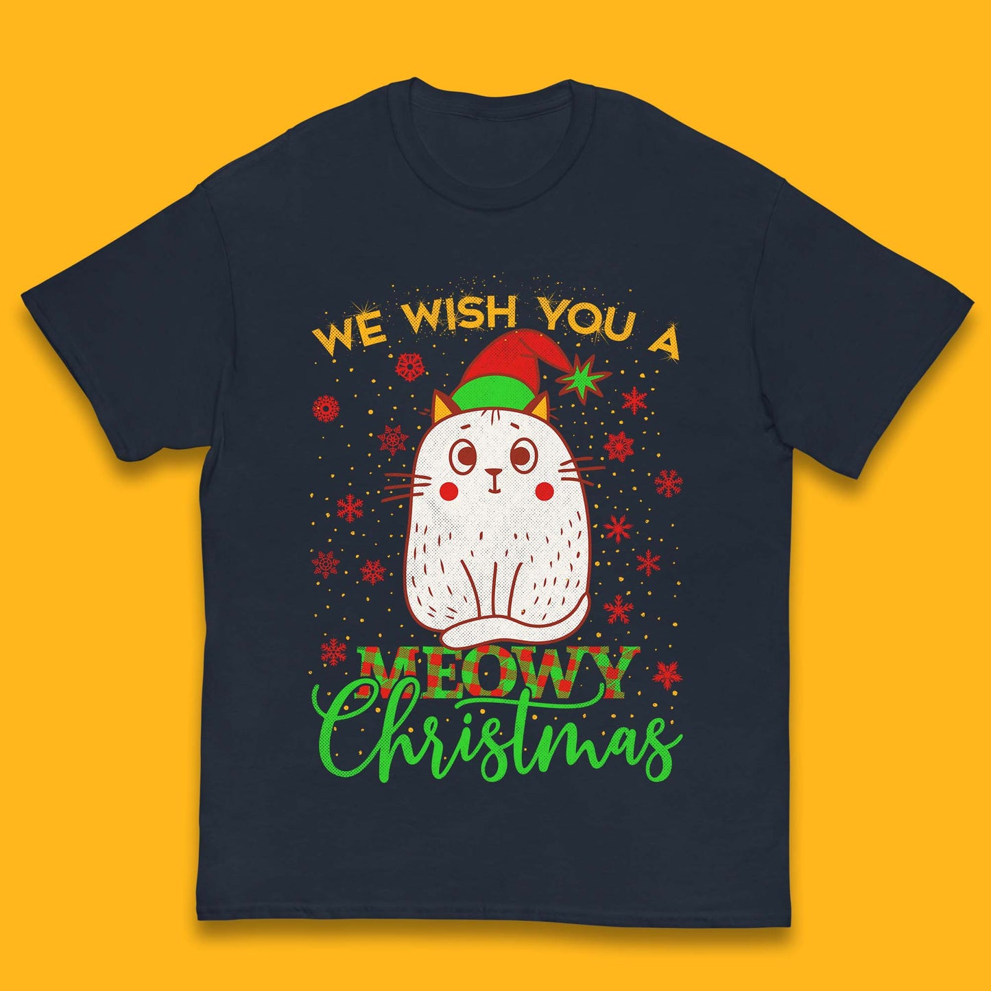 Meowy Christmas Kids T-Shirt