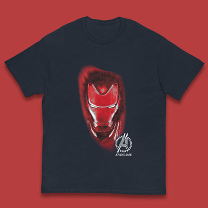 Marvel Avengers Iron Man Portrait Superhero Avengers Endgame Comic Book Character Iron-Man Marvel Comics Kids T Shirt