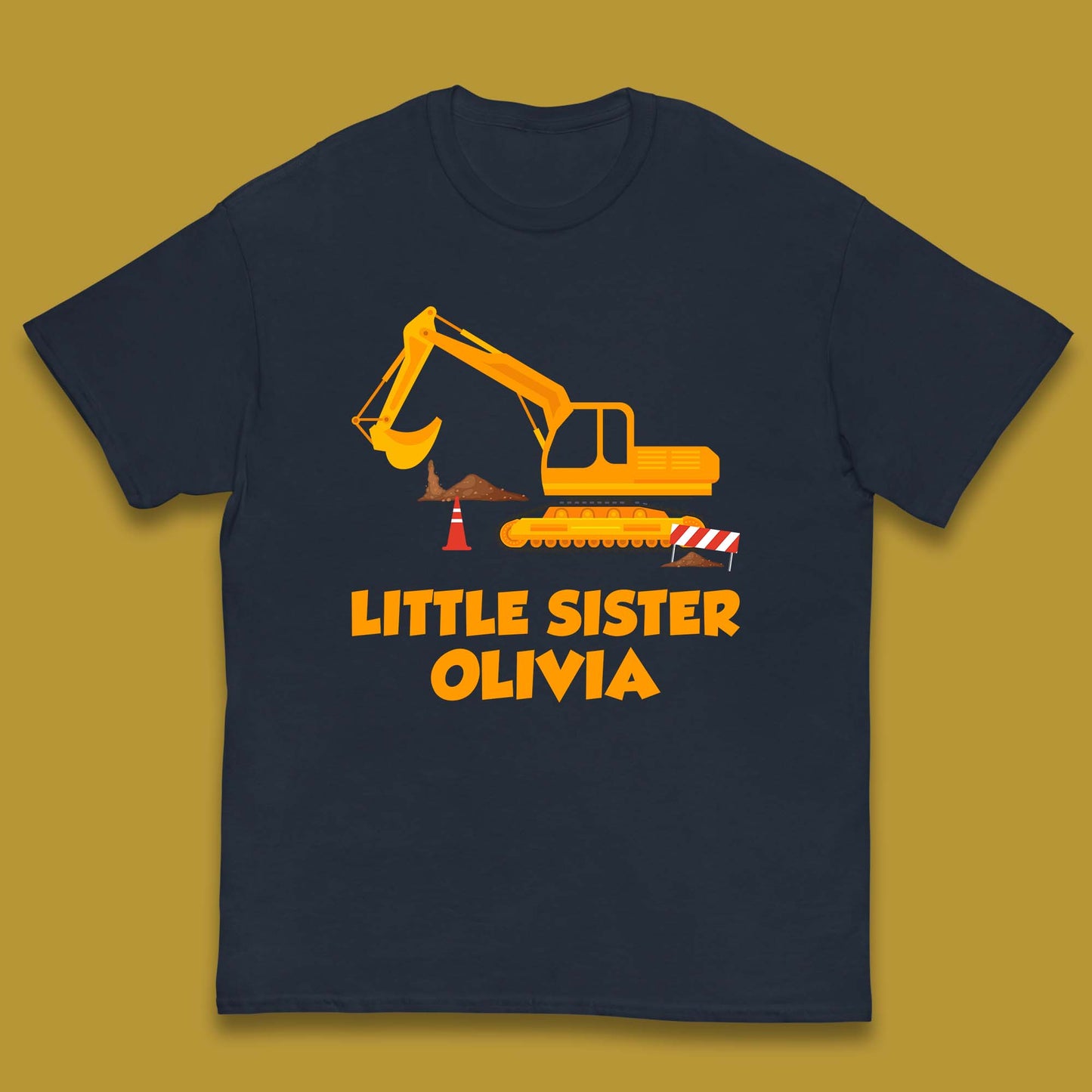 Personalised Little Sister Your Name Promoted To Sister Siblings Announcement Gift Kids T Shirt