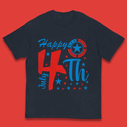 Happy 4th July United States Of America Independence Day Patriotic Celebration Fourth Of July Kids T Shirt