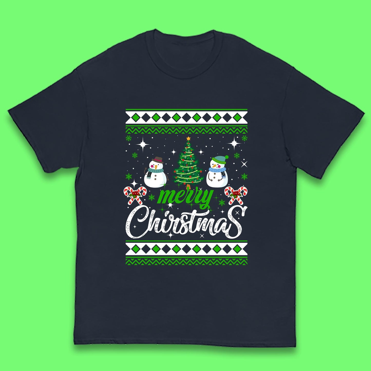 merry christmas snowman t shirt