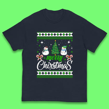 merry christmas snowman t shirt