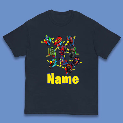 Personalised Number Day Superheroes Superheroes Kids T-Shirt