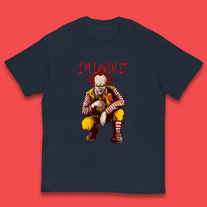 I'm Loven It Pennywise Clown Halloween IT Pennywise Clown Horror Movie Fictional Character Kids T Shirt