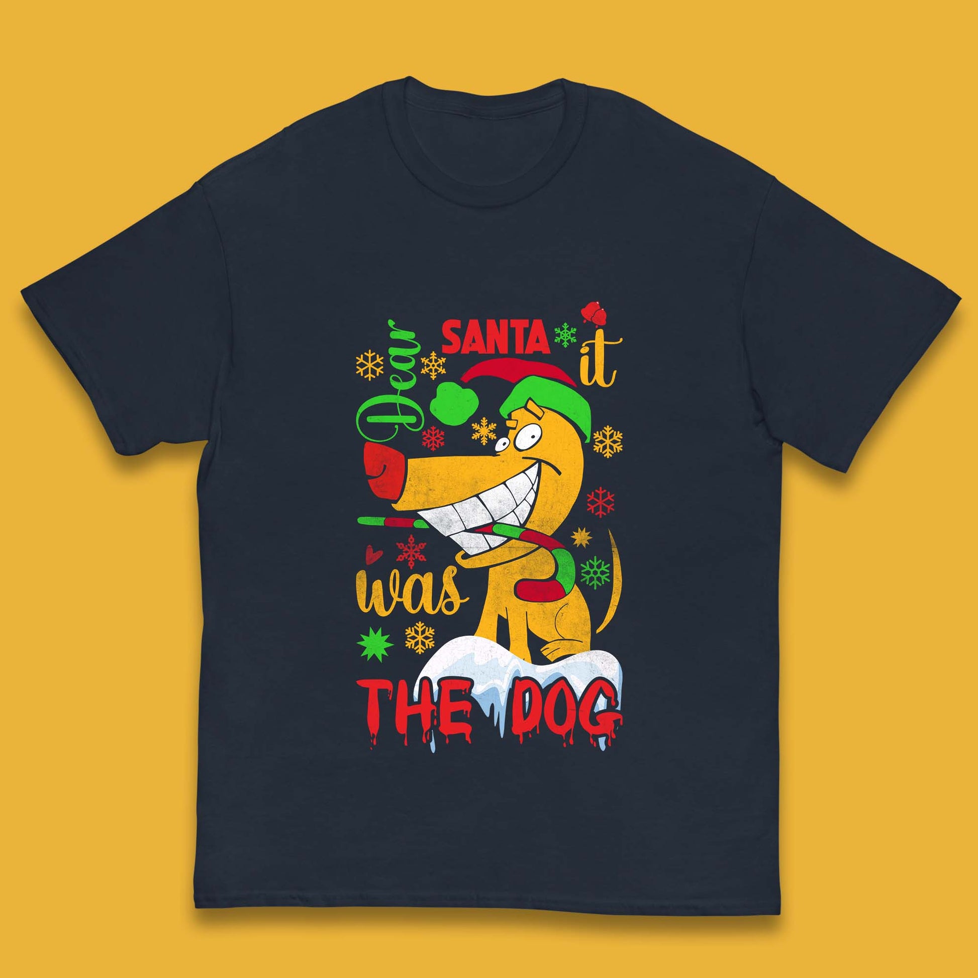 christmas dog t shirt