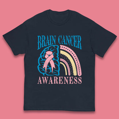 Brain Cancer Awareness Kids T-Shirt