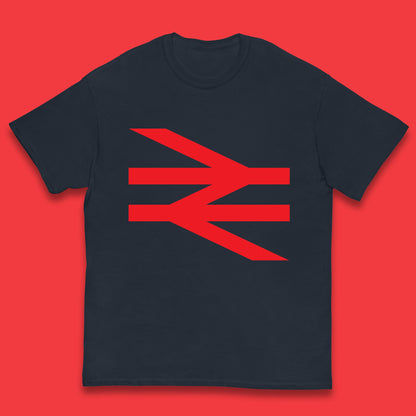 British Rail Union Jack Logo Trains Trainspotter Train Nationalisation Britain Uk Labour Politics Kids T Shirt