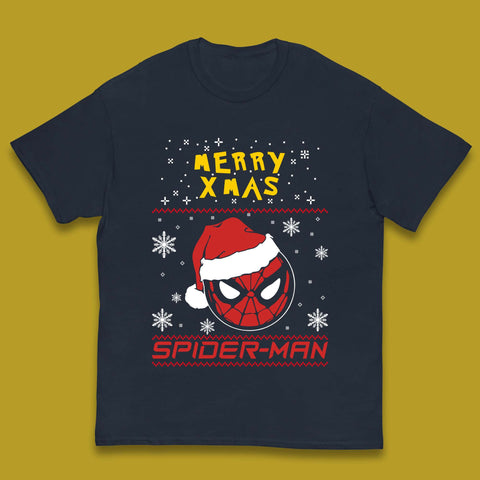 Merry Xmas Spider-Man Kids T-Shirt