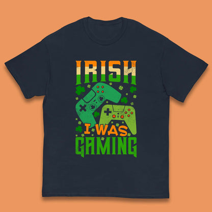 Irish I Was Gaming Kids T-Shirt