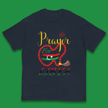 Prayer For Libya Help Libya Flood Solidarity Stand With Libya Kids T Shirt