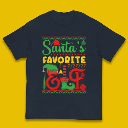 christmas santas favorite elf costume t shirt