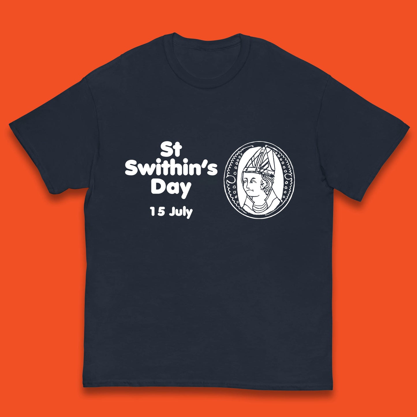 St. Swithin's Day 15 July Saint Swithun's Day Weather Folklore Kids T Shirt