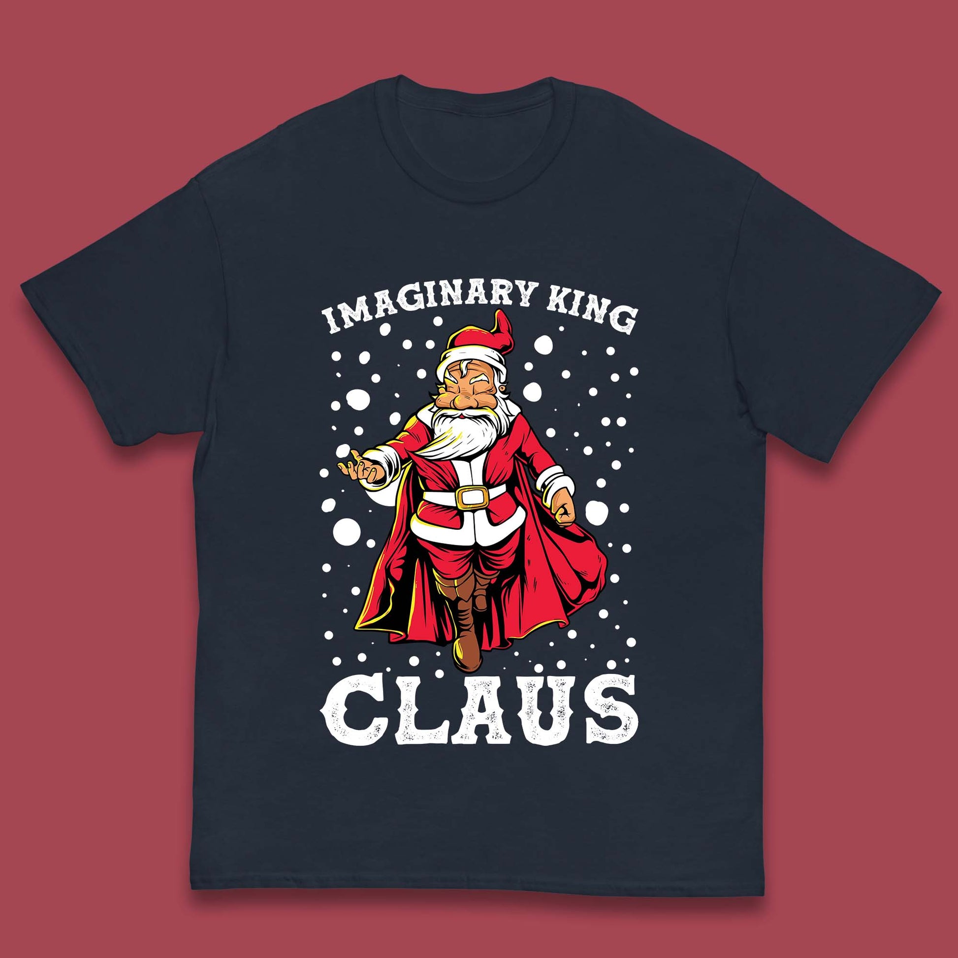 imaginary king santa christmas t shirt