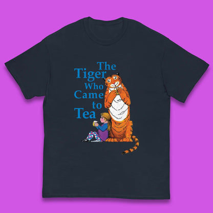 Childrens The Tiger Who Came To Tea T Shirt UK