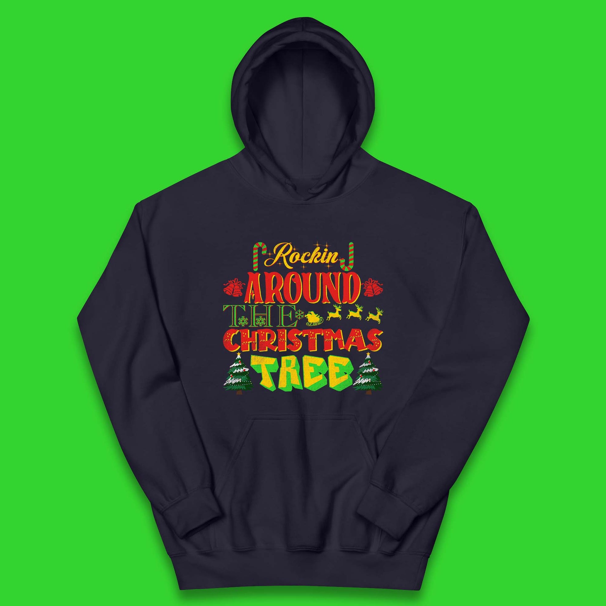 rockin around the christmas tree hoodie