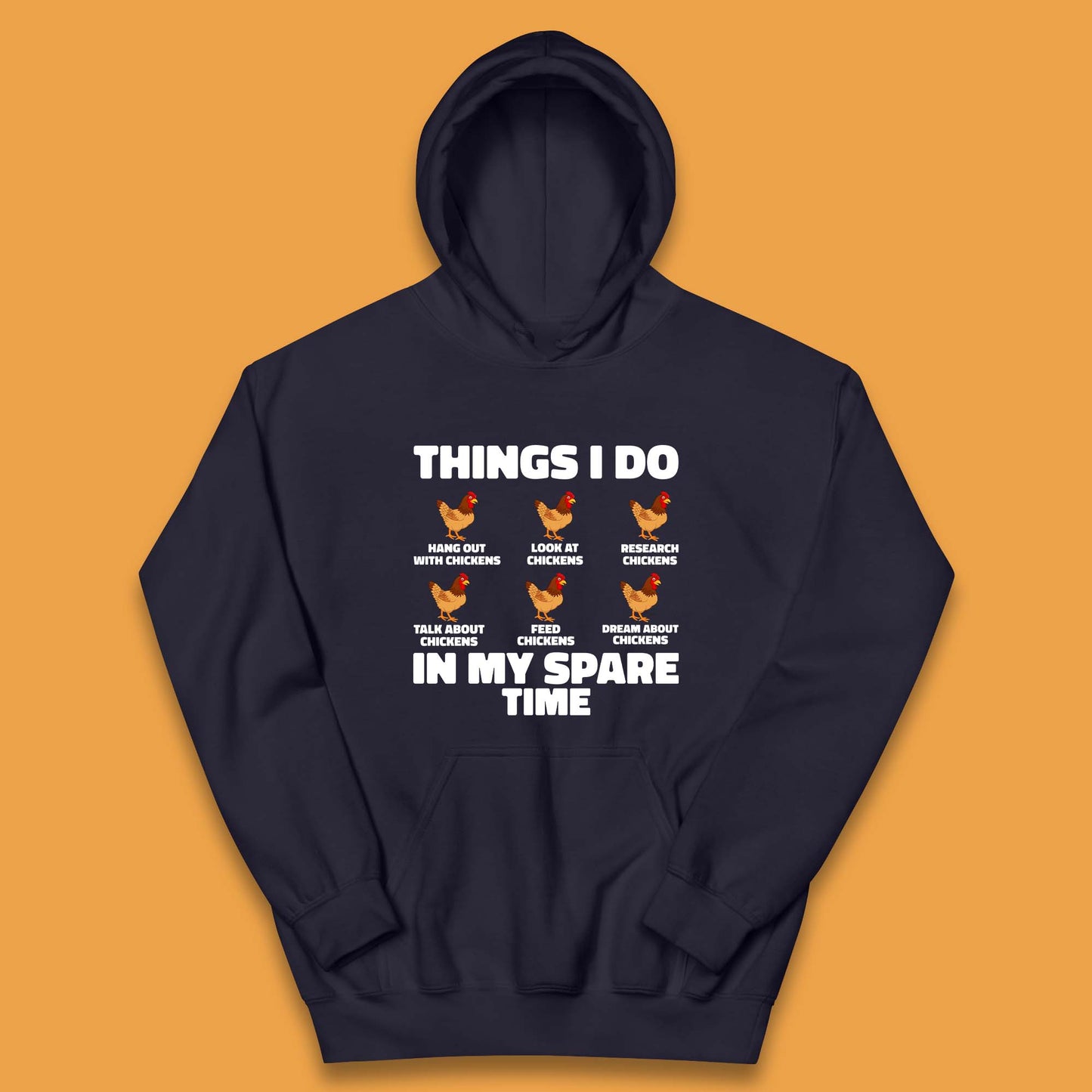 Chickens Things Kids Hoodie