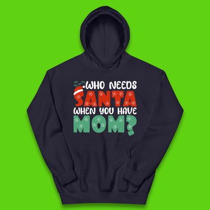 santa mom christmas hoodie