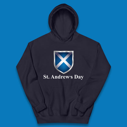 St. Andrew's Day Scotland Flag Scottish Flag Proud to be Scottish Feast of Saint Andrew Kids Hoodie