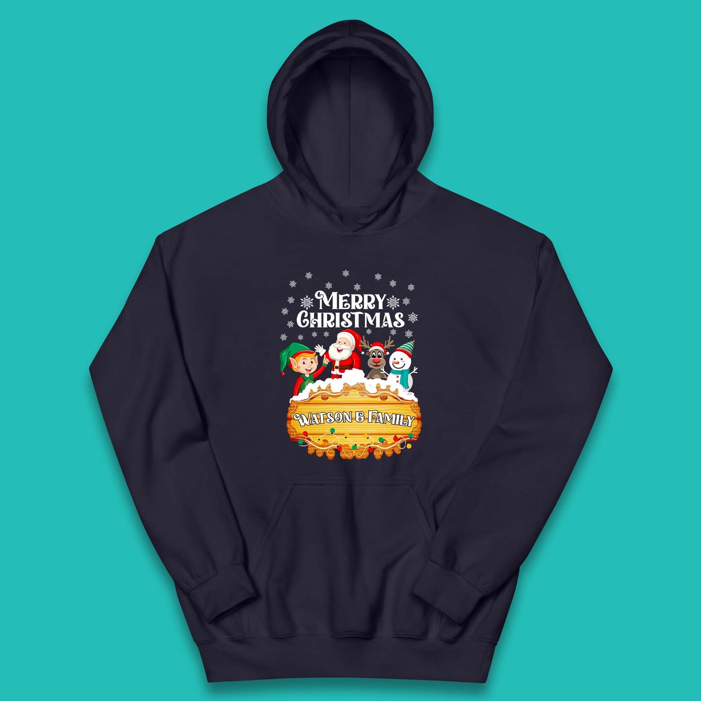 watson family christmas hoodie