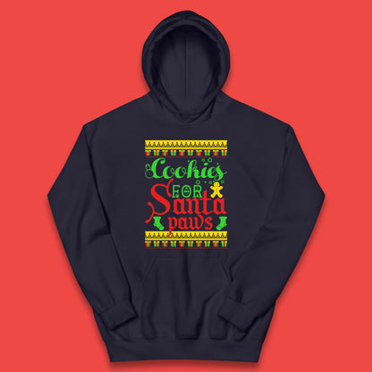 christmas cookies for santa paws hoodie