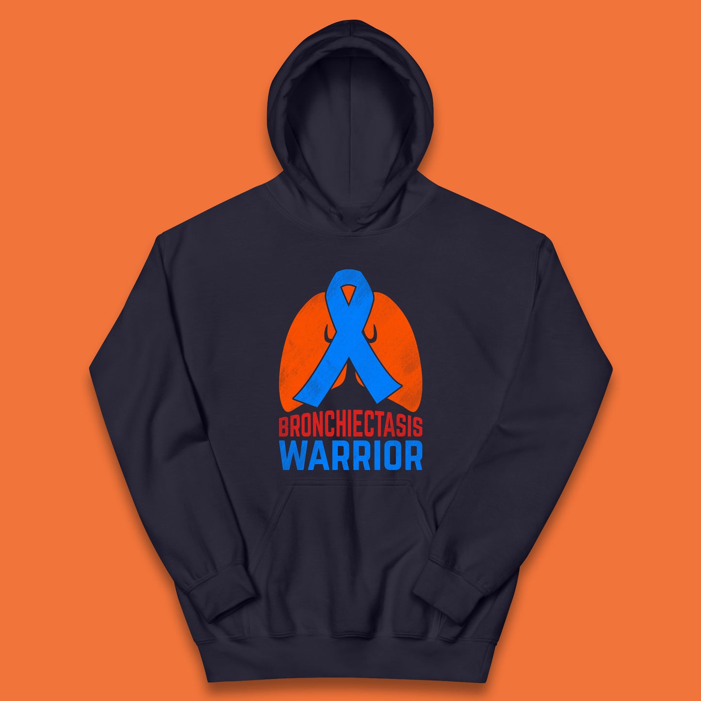 Bronchiectasis Warrior Support Unbreakable Awareness Survivor Kids Hoodie