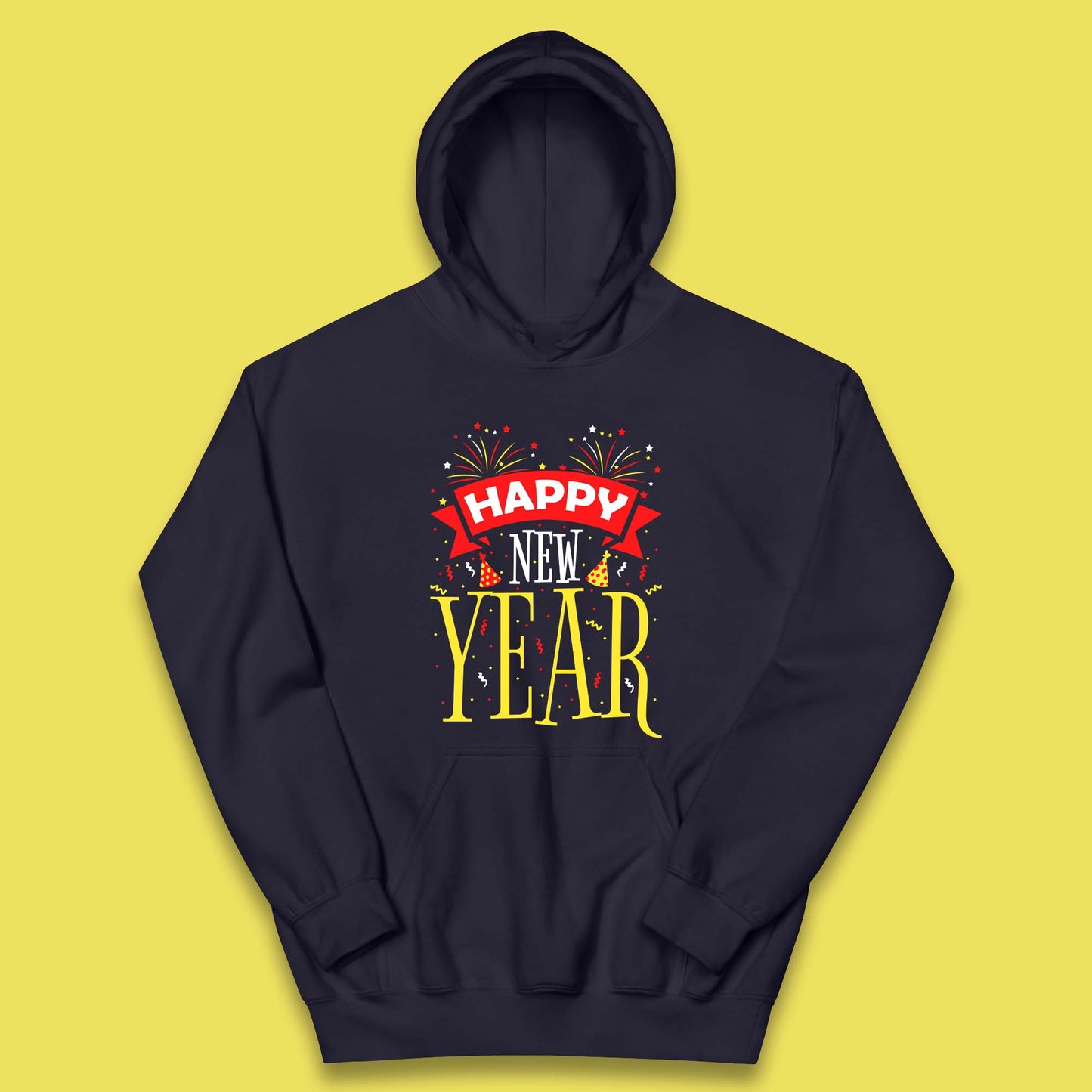 Happy New Year Celebrations Kids Hoodie