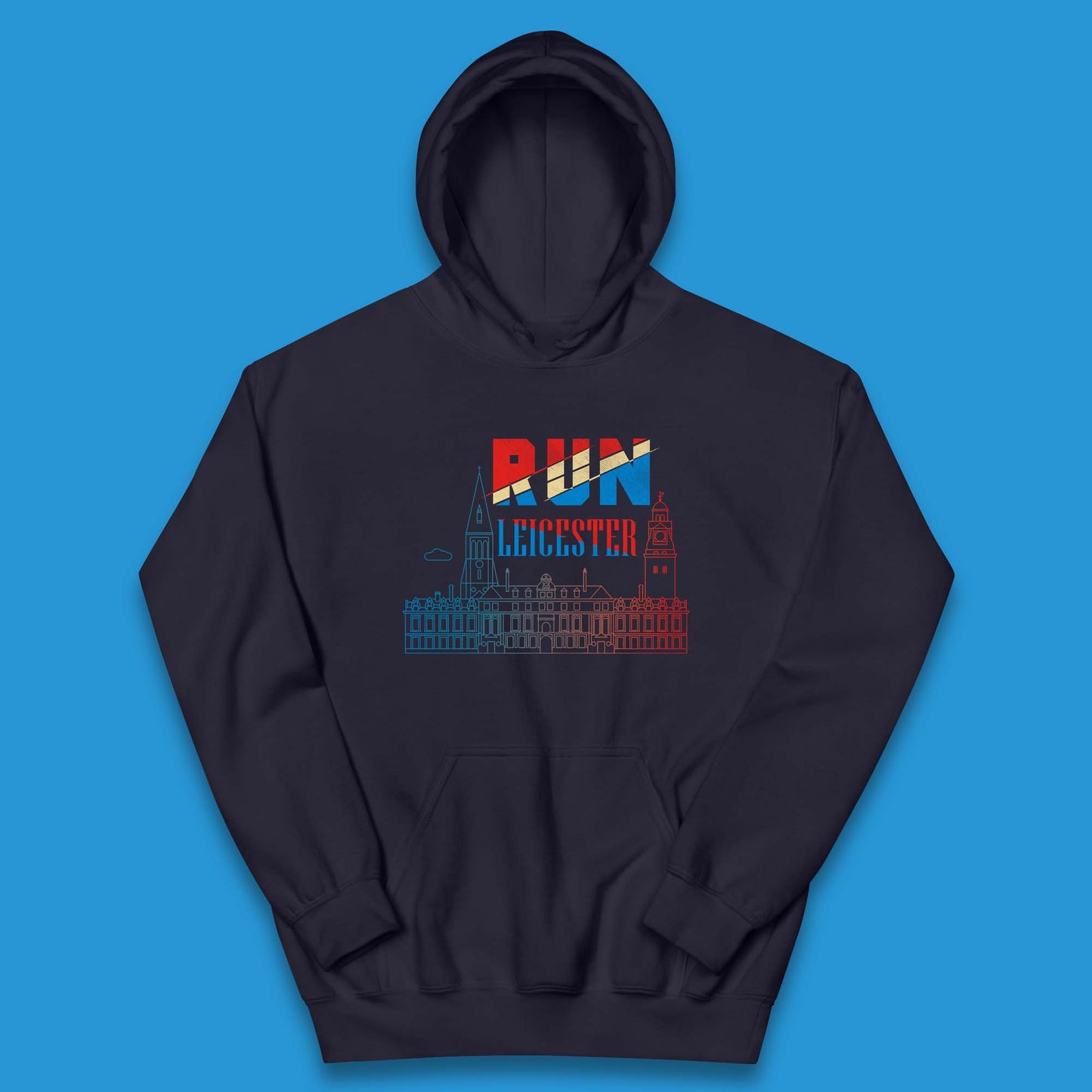 Run Leicester Festival - Souvenir Race Leicester Running Kids Hoodie