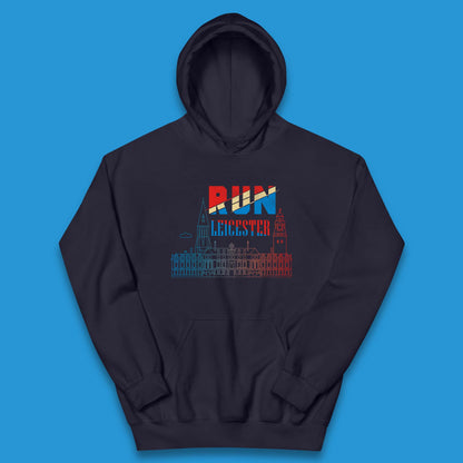 Run Leicester Festival - Souvenir Race Leicester Running Kids Hoodie