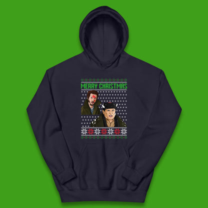 Marv And Harry Christmas Kids Hoodie