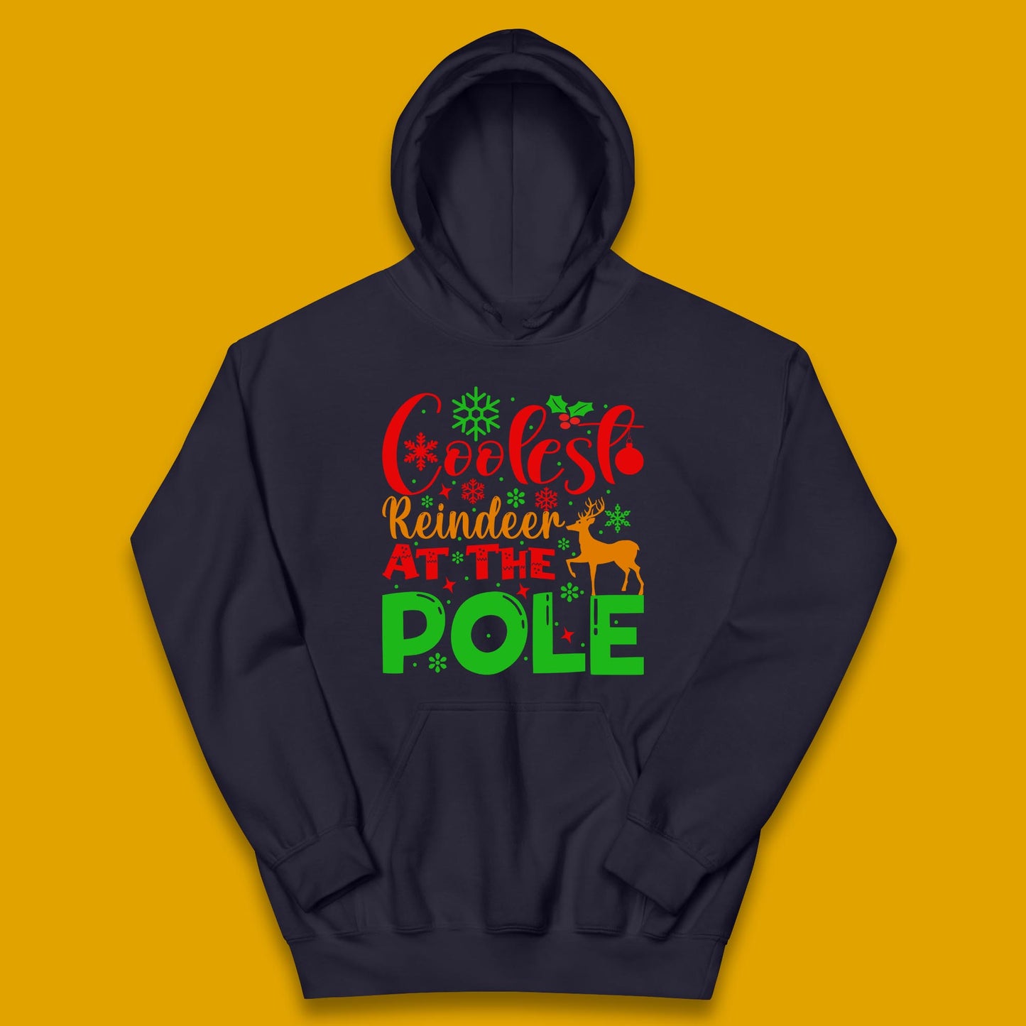 coolest reindeer hoodie