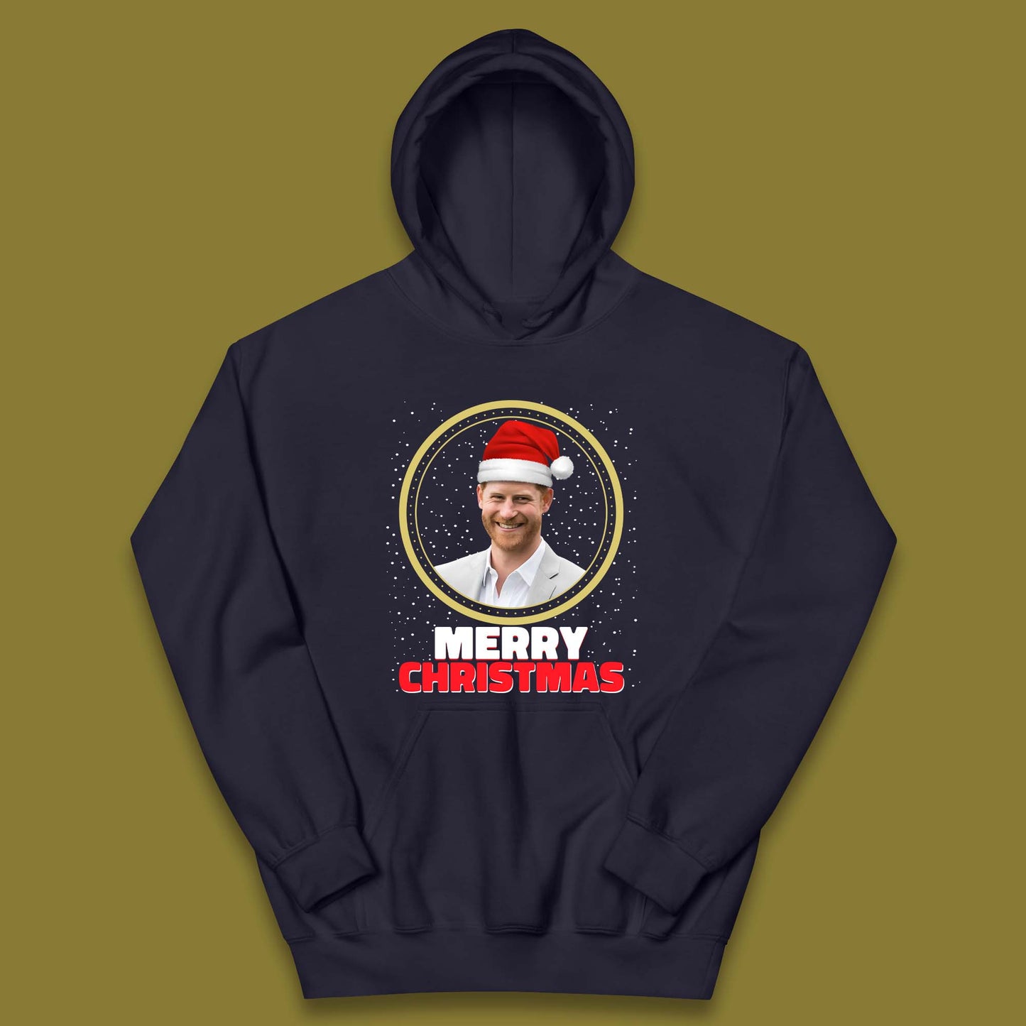 Prince Harry Christmas Kids Hoodie