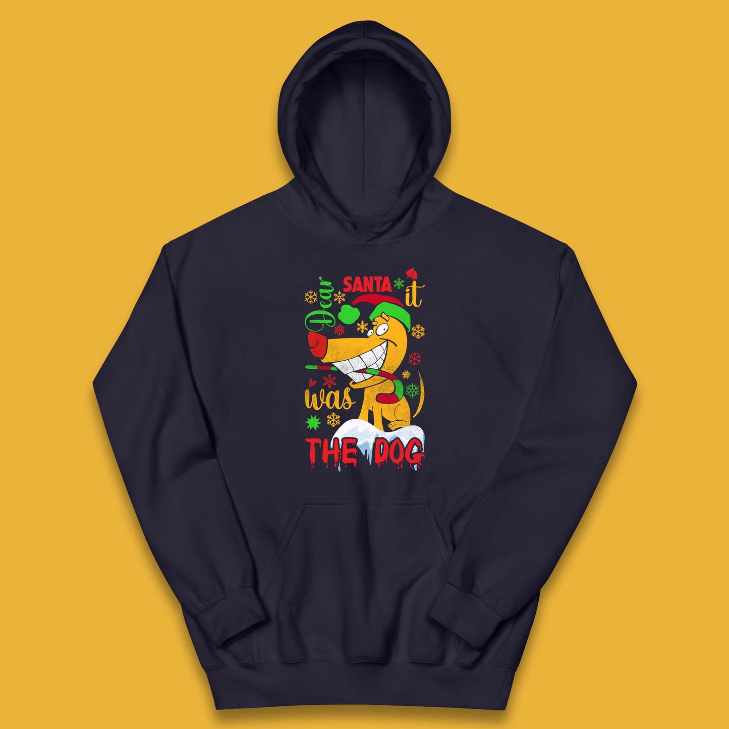 christmas dog hoodie