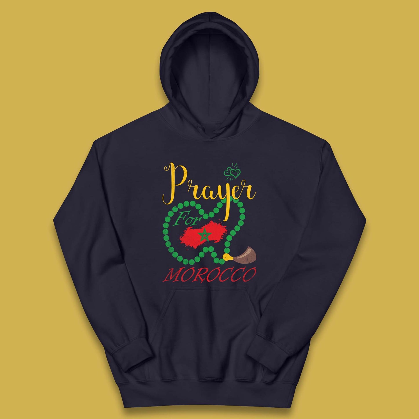 Prayer For Morocco Stay Strong Morocco Earthquake Support Kids Hoodie