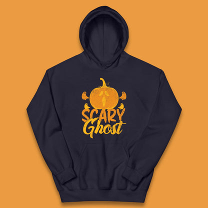 Scary Ghost Halloween Scream Ghost Face Horror Scary Pumpkin Ghostface Kids Hoodie