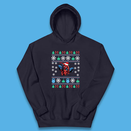 Spiderman Christmas Kids Hoodie