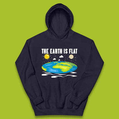 The Earth Is Flat Kids Hoodie