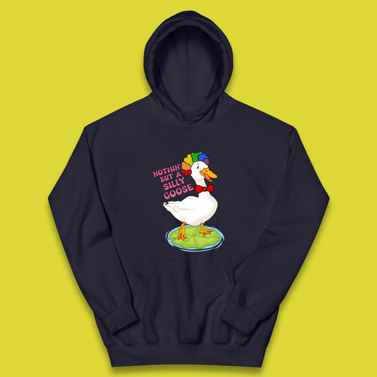 Nothin But A Silly Goose Kids Hoodie
