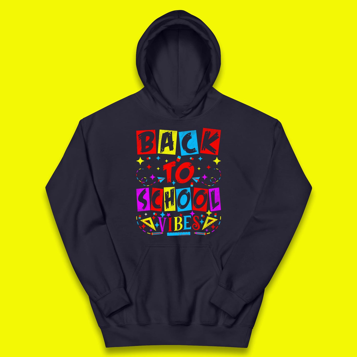 End of School Vocation Back To School Vibes Students Appreciation Teach Love Inspire Kids Hoodie