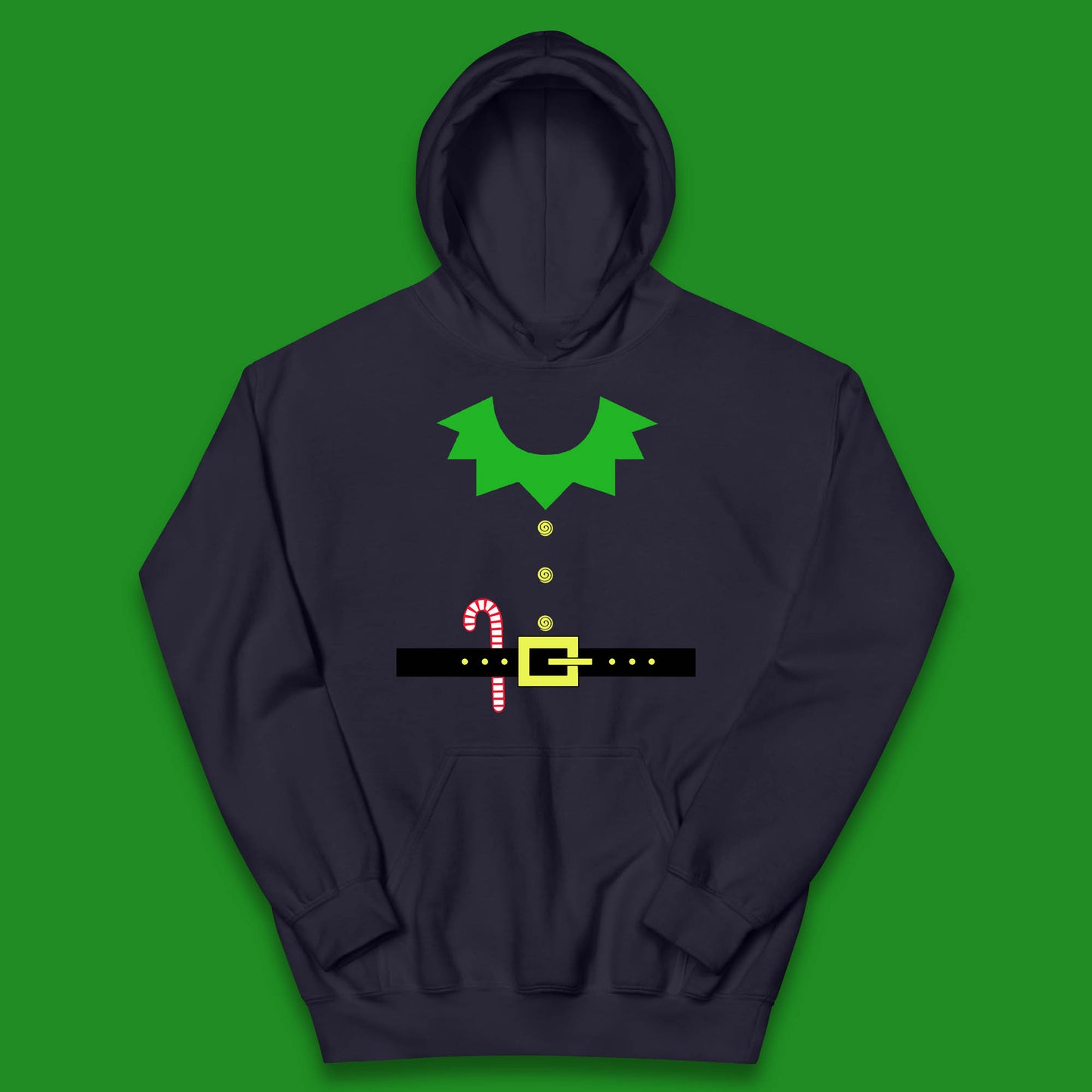 christmas elf costume christmas candy hoodie