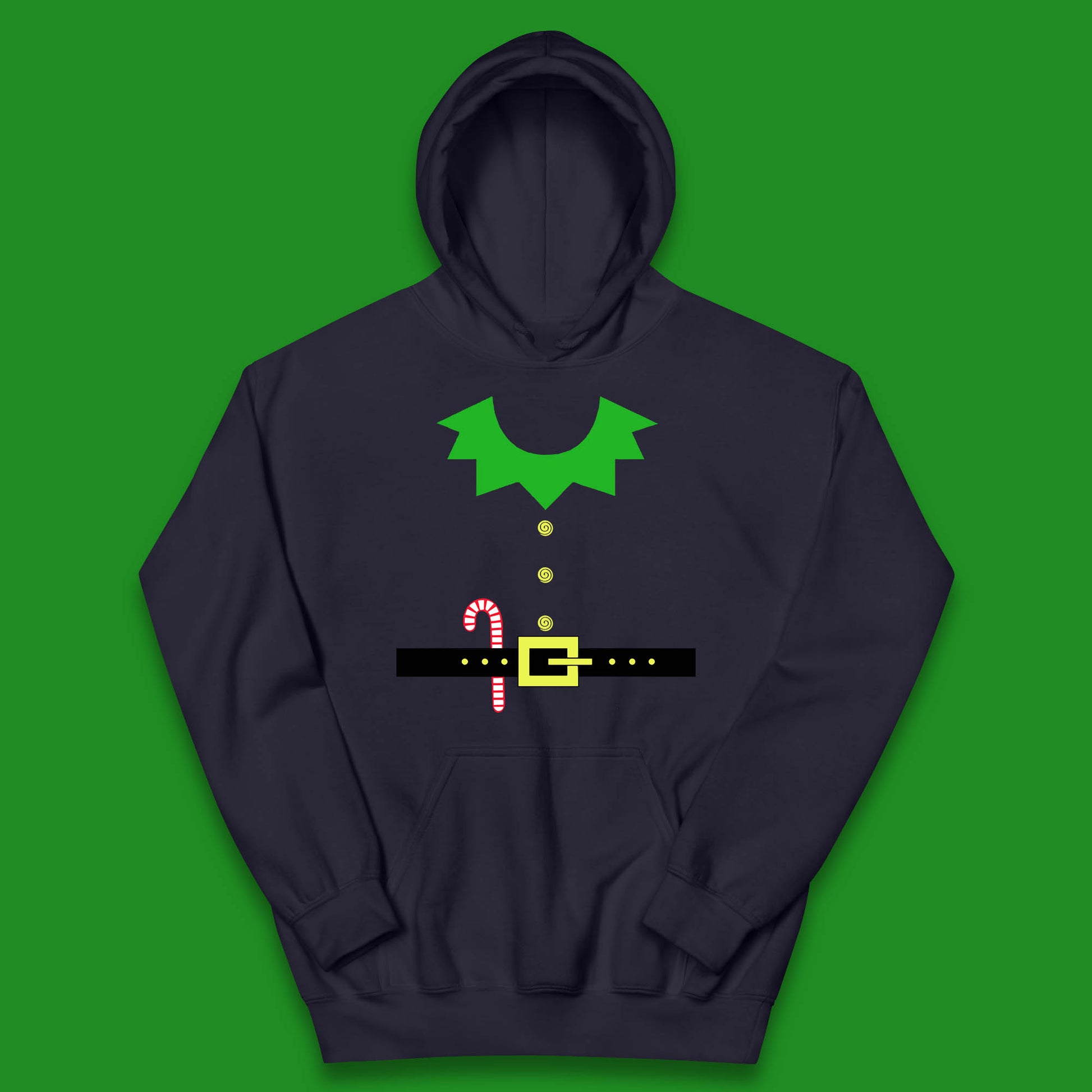 christmas elf costume christmas candy hoodie