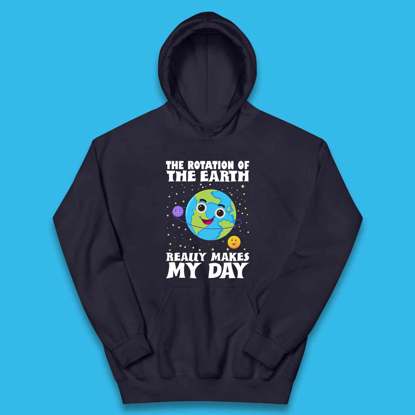 Rotation Of Earth Kids Hoodie