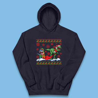 santa & elf costume hoodie