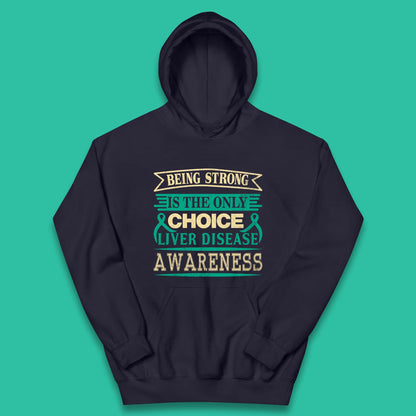 Liver Disease Awareness Kids Hoodie