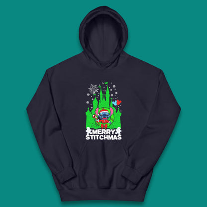 Merry Stitchmas Christmas Kids Hoodie