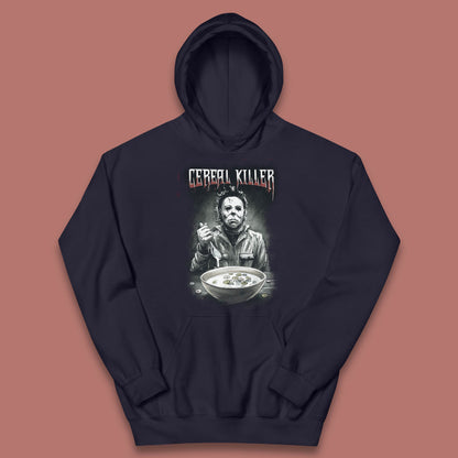 Michael Myers Cereal Killer Halloween Serial Killer Horror Movie Character Kids Hoodie