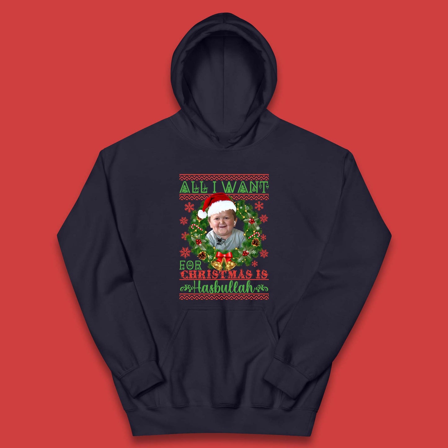 Want Hasbullah For Christmas Kids Hoodie