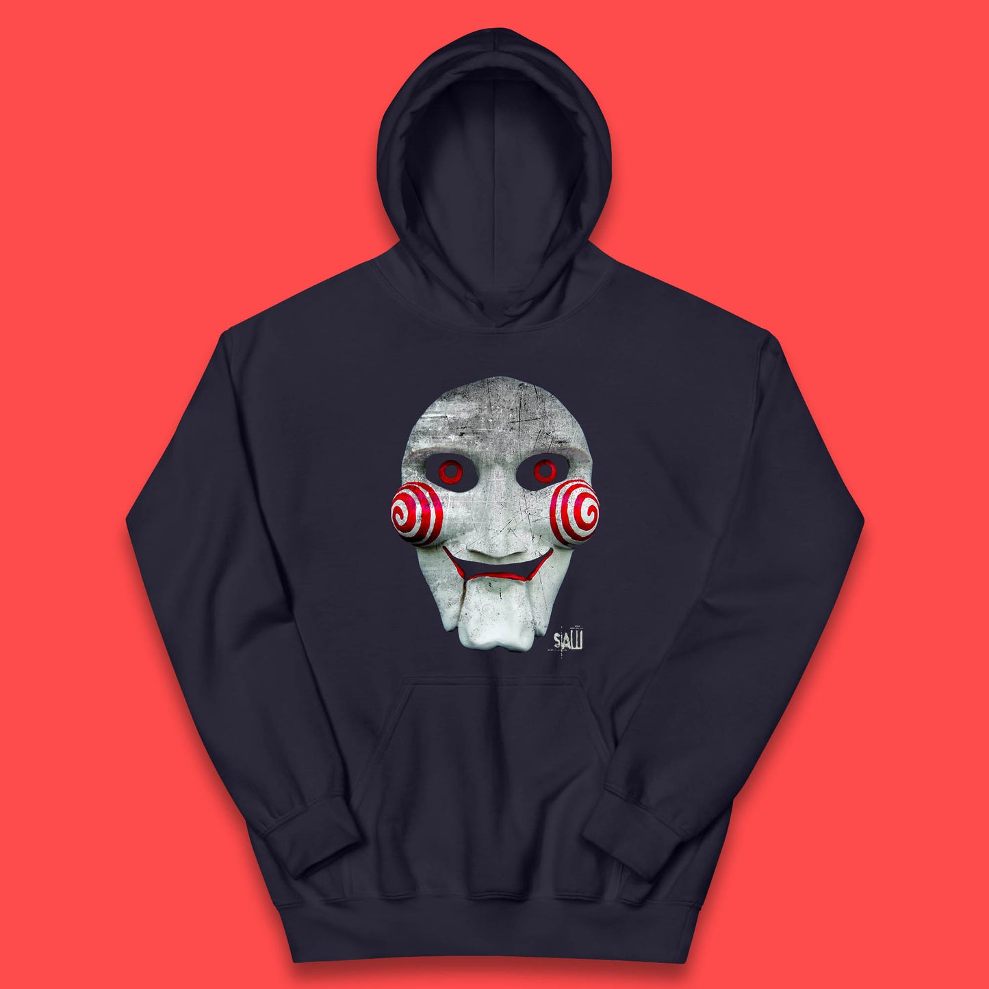 Vintage Saw Jigsaw Halloween Horror Movie Character Halloween Killer Kids Hoodie